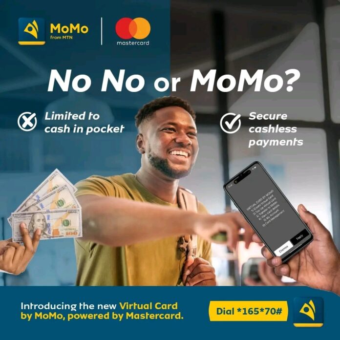 Top up virtual card by momo